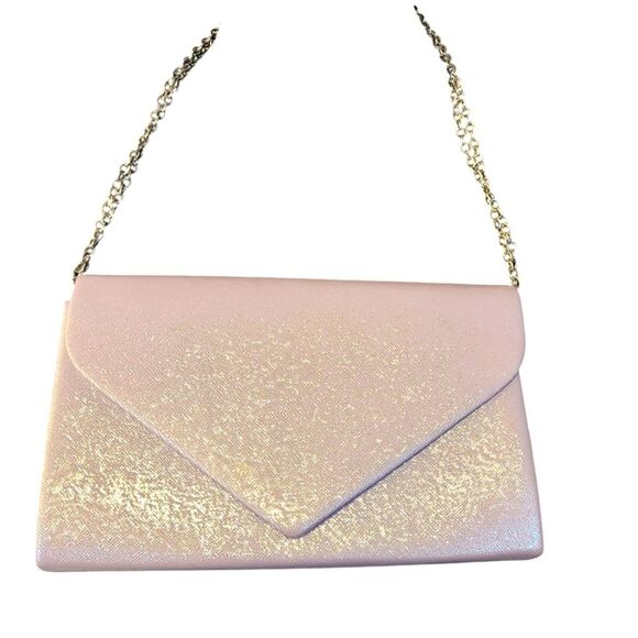 IXABELLA Crossbody Clutch Bag Sparkly Soft Lilac Pink - Picture 13 of 13